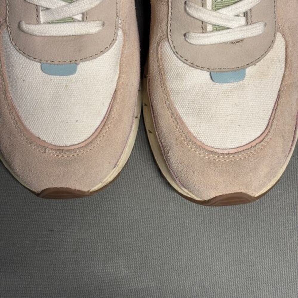 Madewell Kickoff Trainer Sneakers‎ in Neutral Colorblock Leather Women's - Picture 13 of 14